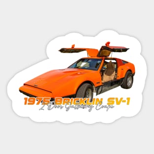 1975 Bricklin SV-1 2 Door Gullwing Coupe Sticker